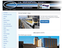 Tablet Screenshot of monorails.org